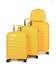 Набір Валіз Snowball 61303 3 в 1 + кейс жовтий - картинка, зображення, фото валізи