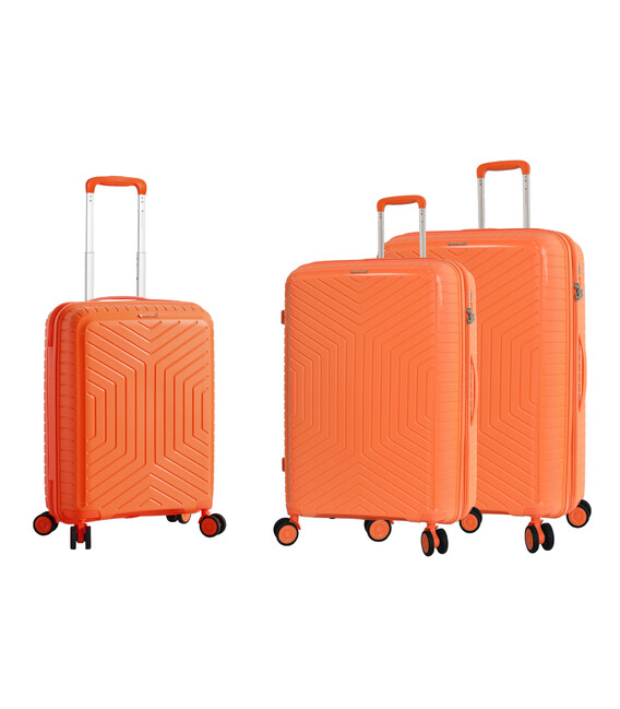 Набор Чемоданов Snowball 20103 Oruro 3 в 1 оранжевый фото, картинка, изображение
