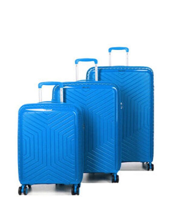 Набір Валіз Snowball 20103 Oruro 3 в 1 голубий - картинка, зображення, фото валізи