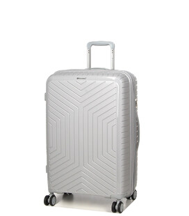 Чемодан Snowball 20103 средний M Oruro серебристый фото, картинка, изображение