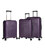 Набор чемоданов Snowball 24103 фиолетовый картинка, изображение, фото