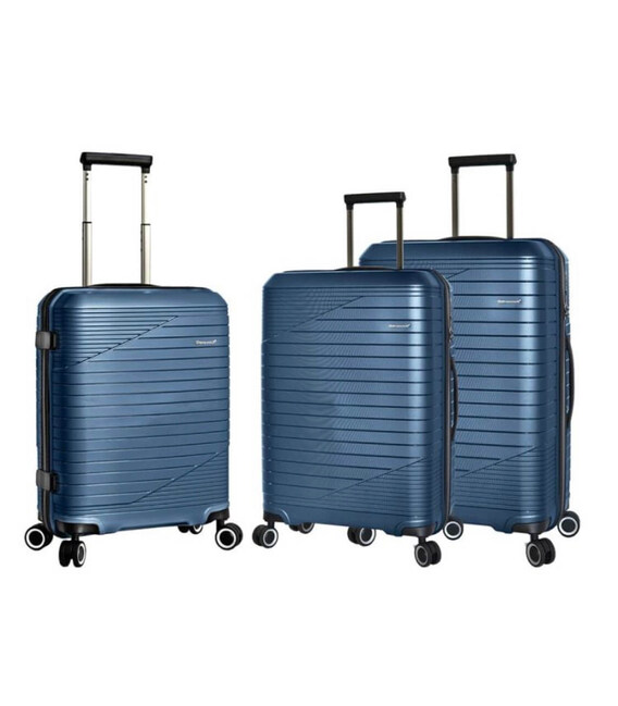 Набір валіз Snowball 24103 синій - картинка, зображення, фото валізи