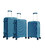 Набор чемоданов Snowball 20703 голубой картинка, изображение, фото