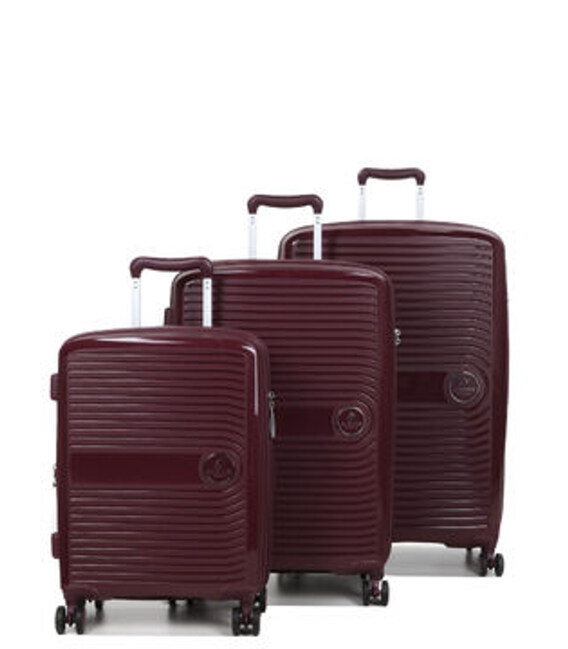 Набір валіз Airtex 223 Lyra бордовий - картинка, зображення, фото валізи