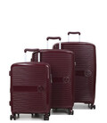 Комплект чемоданов Airtex 223 Lyra бордовый картинка, изображение, фото