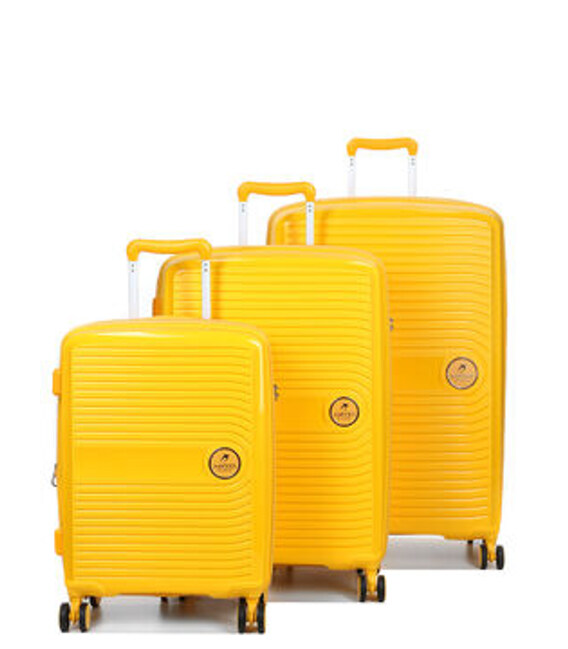 Набір валіз Airtex 223 Lyra жовтий - картинка, зображення, фото валізи