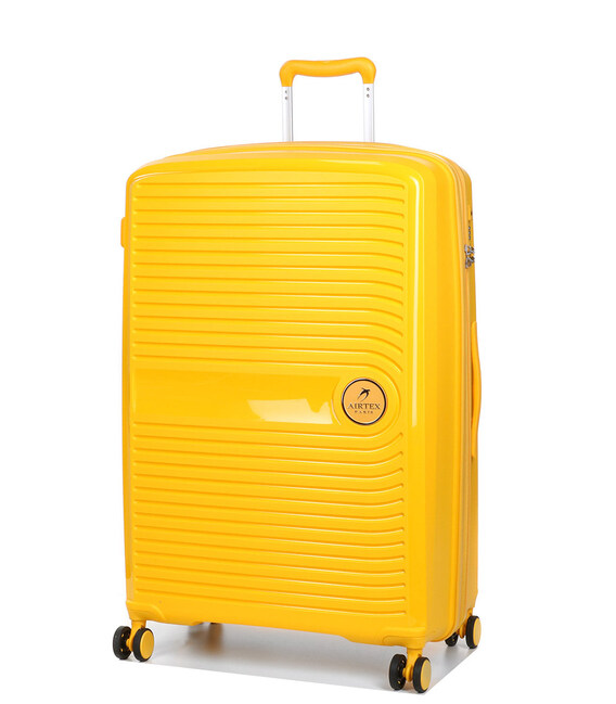 Чемодан Airtex 223 большой L Lyra желтый фото, картинка, изображение