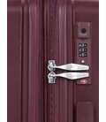 Чемодан Airtex 223 маленький S Lyra бордовый фото, картинка, изображение