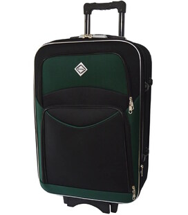 Валіза Bonro Style Mini чорно-зелена картинка, зображення, фото