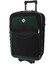 Чемодан Bonro Style маленький S черно-зеленый фото, картинка, изображение