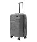 Чемодан Milano 0306 Midi серебристый фото, картинка, изображение