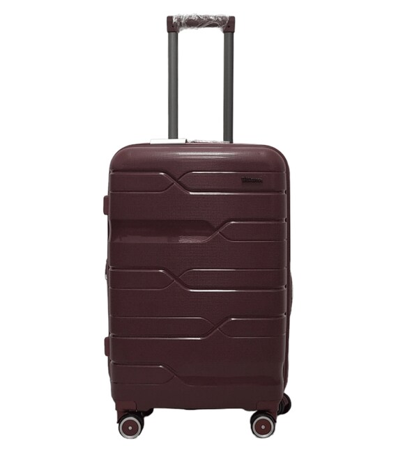 Чемодан Milano 0306 Midi бордовый фото, картинка, изображение