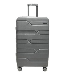 Чемодан Milano 0306 большой L серебристый фото, картинка, изображение