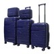 Набор чемоданов Milano 0306 5 в 1 синий фото