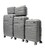 Набір валіз Milano 0306 5 в 1 срібний картинка, зображення, фото