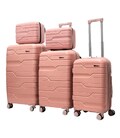 Набор чемоданов Milano 0306 5 в 1 розовый фото, картинка, изображение