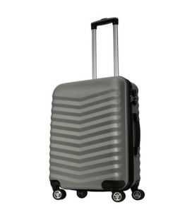 Чемодан Monopol Bora средний M серебристый