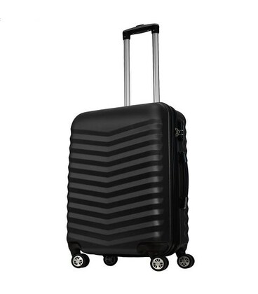 Чемодан Monopol Bora средний M черный фото, картинка, изображение