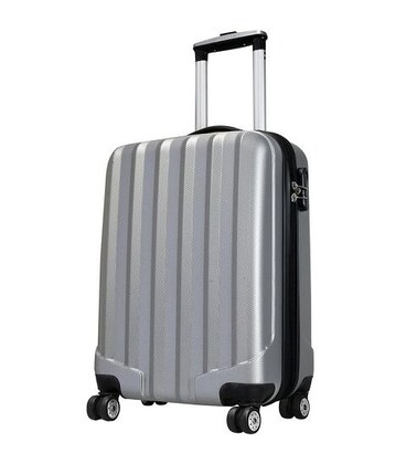 Валіза Monopol Colombo середня M срібна картинка, зображення, фото