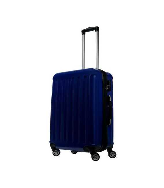 Чемодан Monopol Frankfurt Midi синий фото, картинка, изображение