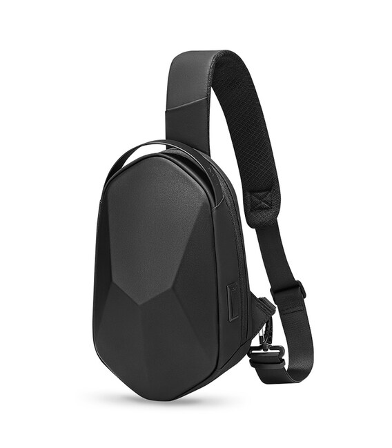 Рюкзак с одной лямкой Mark Ryden Mini Carbon MR7507 (Черный) фото, картинка, изображение