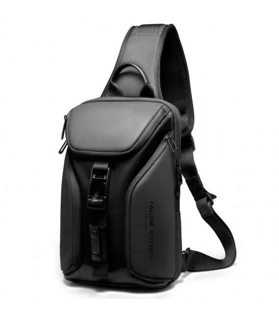 Сумка с одной лямкой Mark Ryden Mini Expedition MR7369 (Черная) фото, картинка, изображение