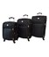 Набір Валіз Bonro Tourist на 4 колесах чорний - картинка, зображення, фото валізи