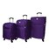 Набор Чемоданов Bonro Tourist на 4 колесах фиолетовый фото, картинка, изображение