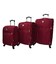 Набір Валіз Bonro Tourist на 4 колесах бордовий - картинка, зображення, фото валізи