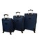 Набор Чемоданов Bonro Tourist на 4 колесах темно-синий фото, картинка, изображение