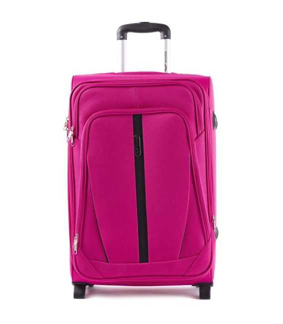 Чемодан Wings 1706 Midi розовый 2 колесный фото, картинка, изображение