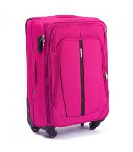 Чемодан Wings 1706 маленький S розовый 4 колесный фото, картинка, изображение