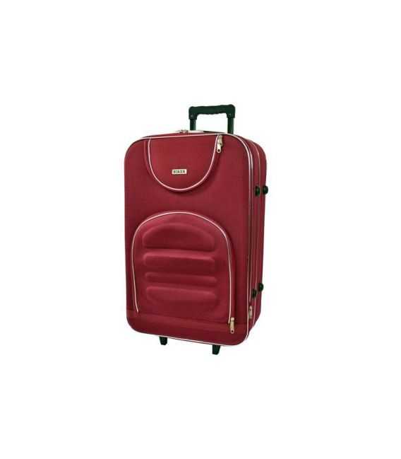 Чемодан Siker Lux средний M бордовый фото, картинка, изображение
