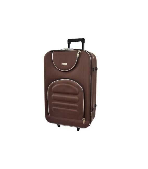 Валіза Siker Lux середня M коричнева картинка, зображення, фото