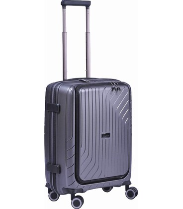 Чемодан Columbus Jet маленький S серый фото, картинка, изображение