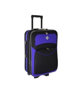 Валіза Bonro Style Mini чорно-фіолетова картинка, зображення, фото