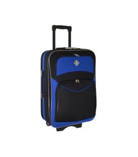 Валіза Bonro Style маленька S чорно-синя - картинка, зображення, фото валізи