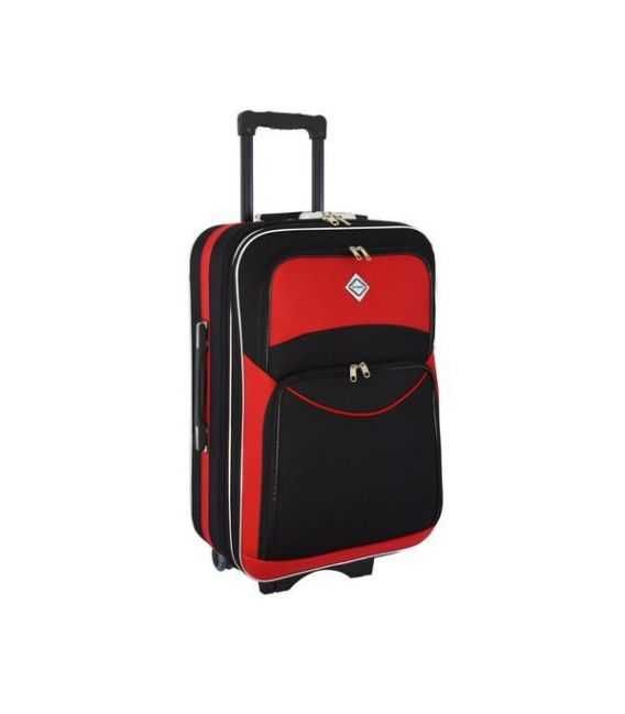 Чемодан Bonro Style маленький S черно-красный фото, картинка, изображение
