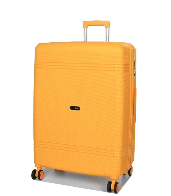 Чемодан Snowball 21204 большой L Valparaiso желтый фото, картинка, изображение