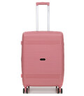 Валіза Snowball 21204 середня M Valparaiso рожева - картинка, зображення, фото валізи