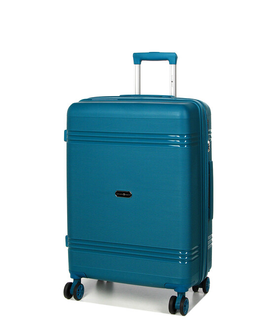 Чемодан Snowball 21204 средний M Valparaiso синий фото, картинка, изображение