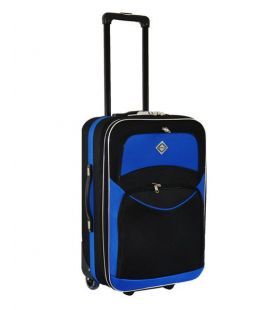 Чемодан Bonro Best маленький S черно-синий фото, картинка, изображение