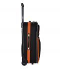 Чемодан Bonro Best маленький S черно-оранжевый фото, картинка, изображение