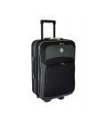 Валіза Bonro Style середня M чорно-сіра - картинка, зображення, фото валізи