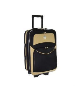 Чемодан Bonro Style Midi черно-бежевый фото, картинка, изображение