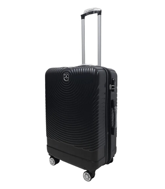 Чемодан Airtex Worldline 652 средний M черный фото, картинка, изображение