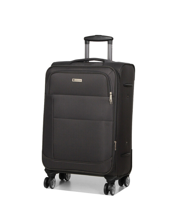 Чемодан Airtex 620 средний M Worldline графитовый фото, картинка, изображение