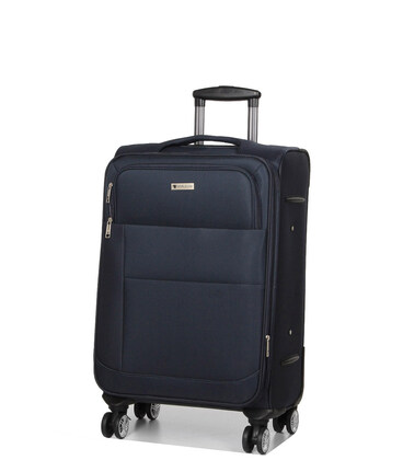 Чемодан Airtex 620 Worldline Midi синий фото, картинка, изображение