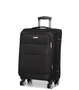 Чемодан Airtex 620 Worldline средний M черный фото, картинка, изображение