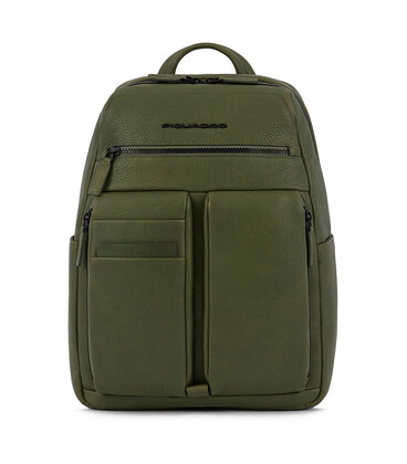 PAAVO/Green Рюкзак з відділ. д/ноутбука 14"/iPad/iPad Air /RFID захист (15л) (30x37x14) картинка, изображение, фото